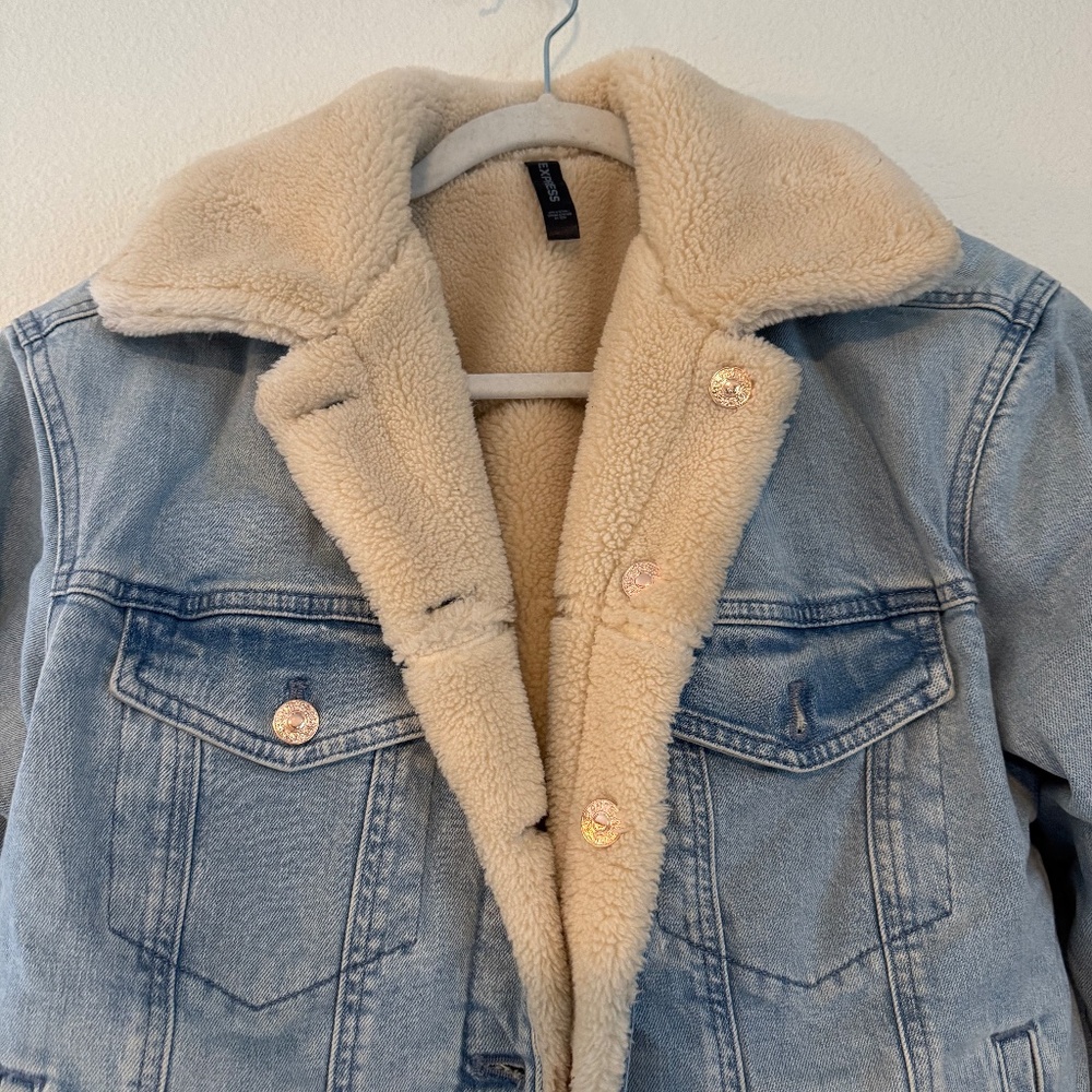 Express Reversible Denim Jacket - image 5